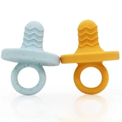 Best 2 Pack Silicone Teethers Pacifiers|Silicone Teethers