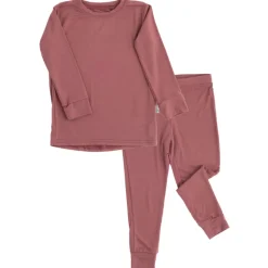Sale 2 Piece Long Sleeve Bamboo Set - Solids Pajamas