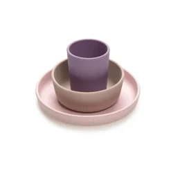 Online 3 Piece Silicone Meal Set Tableware