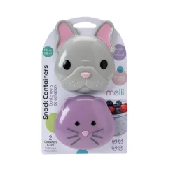 Outlet Animal Snack Containers - 2 Pack On-The-Go Feeding