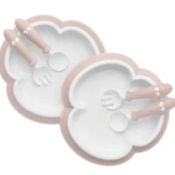 Outlet Baby Plate, Spoon and Fork - 2 sets Tableware