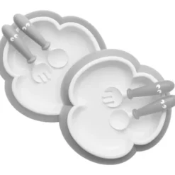 Outlet Baby Plate, Spoon and Fork - 2 sets Tableware