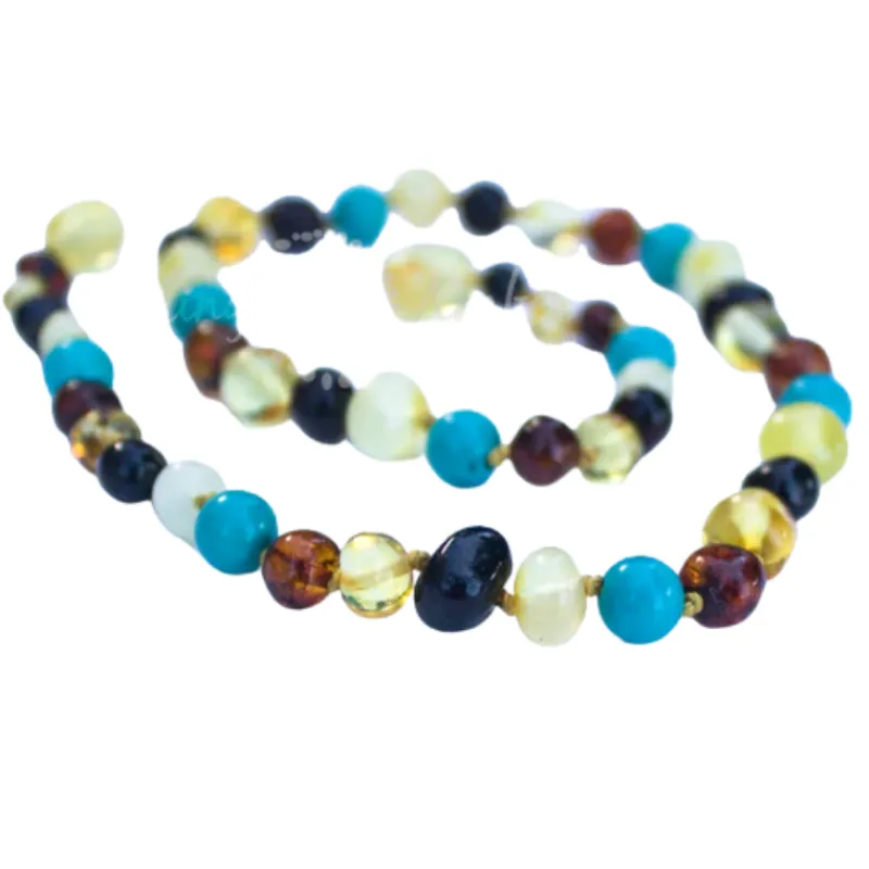 Best Baltic Amber Teething Necklace - 11 inch Teething Necklaces