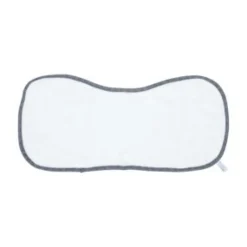 Sale Bamboo Burp Cloth - White/Blue Bibs & Burp Cloths