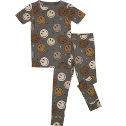 Clearance Bamboo Short Sleeve 2-Piece Pajama Set Pajamas