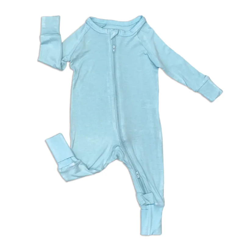 Online Bamboo Zippy Romper with Rollover Cuffs Sleepers