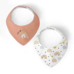 Hot Bandana Bib - 2 Pack Bibs & Burp Cloths