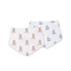 Discount Bandana Bibs - 2 Pack Bibs & Burp Cloths