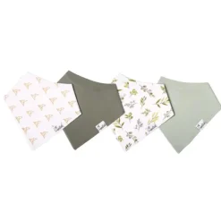 Sale Bandana Drool Bibs - 4 Pack Bibs & Burp Cloths