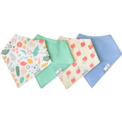 Sale Bandana Drool Bibs - 4 Pack Bibs & Burp Cloths