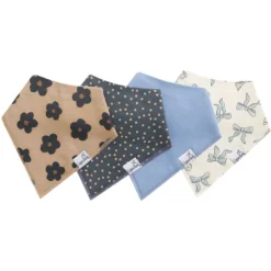Sale Bandana Drool Bibs - 4 Pack Bibs & Burp Cloths