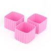 Clearance Bento Cups Square - Pink On-The-Go Feeding