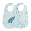 Sale Bib with Velcro - 2 Pack Bibs & Burp Cloths