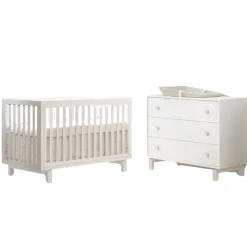 Hot Bjorn Convertible Crib and 3-Drawer Dresser Combo Cribs|Dressers