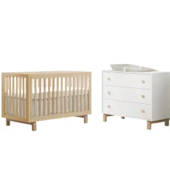 Hot Bjorn Convertible Crib and 3-Drawer Dresser Combo Cribs|Dressers