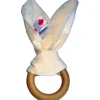 Hot Bunny Ear Maple Teething Ring Wooden Teethers