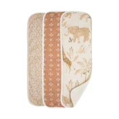 New Burp Cloth Set - 3 Pack Bibs & Burp Cloths