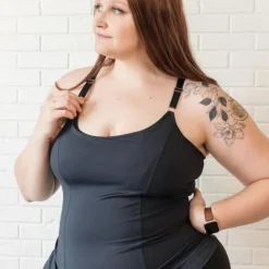 Hot BUSTY Amelia Pumping & Nursing Compression Tank Nursing Bras & Tanks