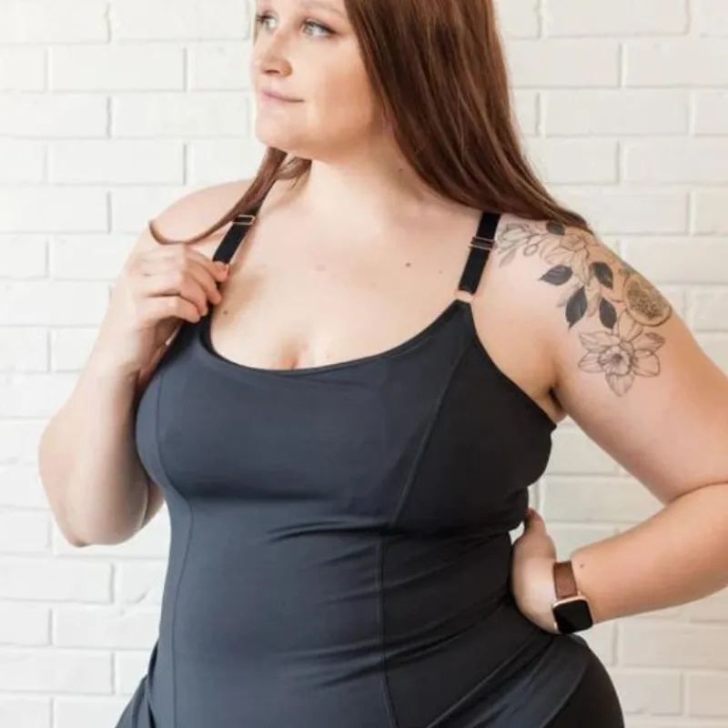 Hot BUSTY Amelia Pumping & Nursing Compression Tank Nursing Bras & Tanks