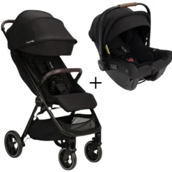 Hot Caviar TRVL LX Compact Stroller + PIPA Urbn Car Seat Bundle Travel Systems|Lightweight & Travel Strollers