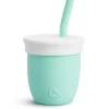 Best C'est Silicone 4 oz Training Cup with Staw - Mint Tableware