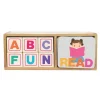 Hot Chicka Chicka Boom Boom - ABC Spelling Blocks Building Toys