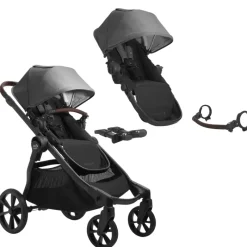 Discount City Select 2 Eco Stroller + Second Seat Bundle Full Size Strollers