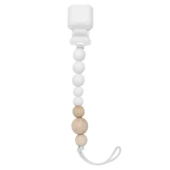 Colour Pop Silicone & Wood Pacifier Clips Pacifiers|Pacifier Clips