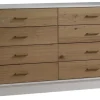 Como Naturale 8-Drawer Double Dresser Dressers