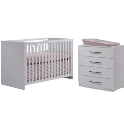 Online Contempo Island Convertible Crib + 4-Drawer Dresser Combo Cribs|Dressers