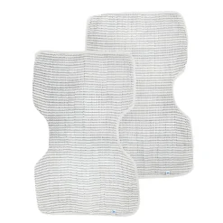 Cotton Muslin Burp Cloth - 2 - Pack Bibs & Burp Cloths