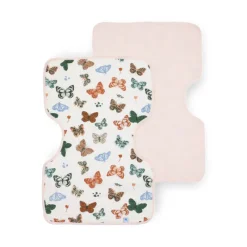 Cotton Muslin Burp Cloth - 2 - Pack Bibs & Burp Cloths