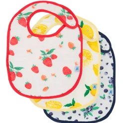 Hot Cotton Muslin Classic Bibs - 3 Pack Bibs & Burp Cloths