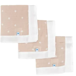Online Cotton Muslin Security Blanket 3 Pack Security Blankets