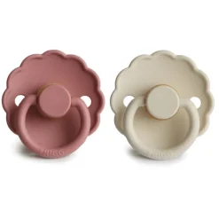 Sale Daisy Natural Rubber Pacifier - 2 Pack Pacifiers|Pacifier Sets