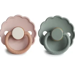 Sale Daisy Natural Rubber Pacifier - 2 Pack Pacifiers|Pacifier Sets