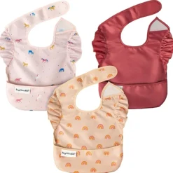 New Easy Bib - 3 Pack Bibs & Burp Cloths