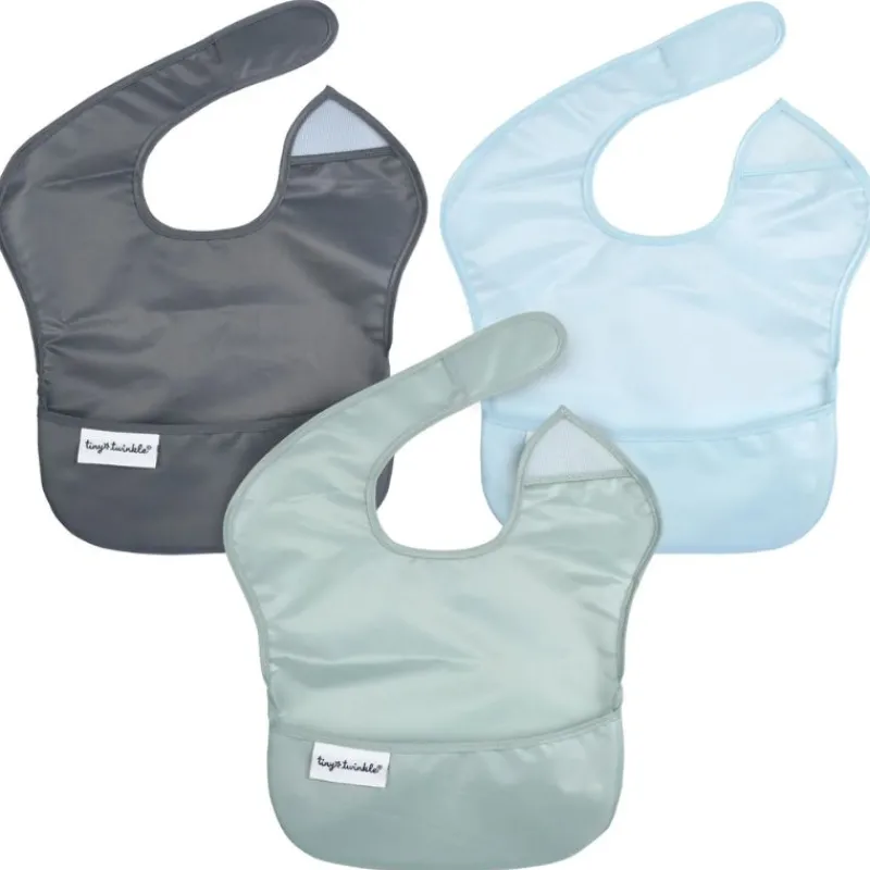 New Easy Bib - 3 Pack Bibs & Burp Cloths