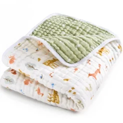 Discount Essentials Cotton Muslin Blanket Bedding