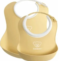 New Feeding Bib Set - 2 Pack Bibs & Burp Cloths