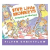 New Five Little Monkeys Jumping on the Bed Padded Board Book Books