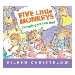 New Five Little Monkeys Jumping on the Bed Padded Board Book Books