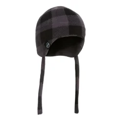 Outlet Fleece Plaid Beanie Hats
