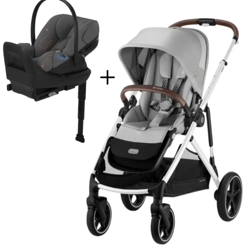 Clearance Gazelle S Stroller + Cloud G Lux Infant Car Seat Travel System Full Size Strollers|Travel Systems