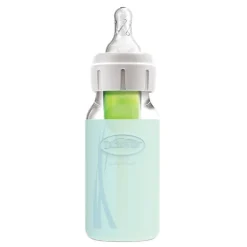 Outlet Glass Bottle Sleeve-Mint Bottle Feeding