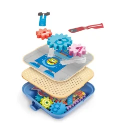Hot Groovy-Go-Round Gears Playset Building Toys