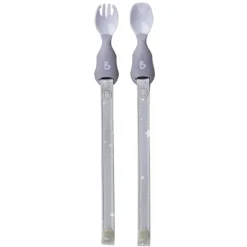 Hot Handi Attachable Baby Cutlery - 2 Pack Tableware