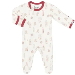 Outlet Holiday Modal Zipper Footies Sleepers