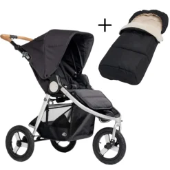 New Indie All-Terrain Stroller + Cold Weather Footmuff Bundle Full Size Strollers|All-Terrain Strollers