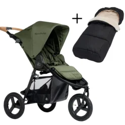 New Indie All-Terrain Stroller + Cold Weather Footmuff Bundle Full Size Strollers|All-Terrain Strollers